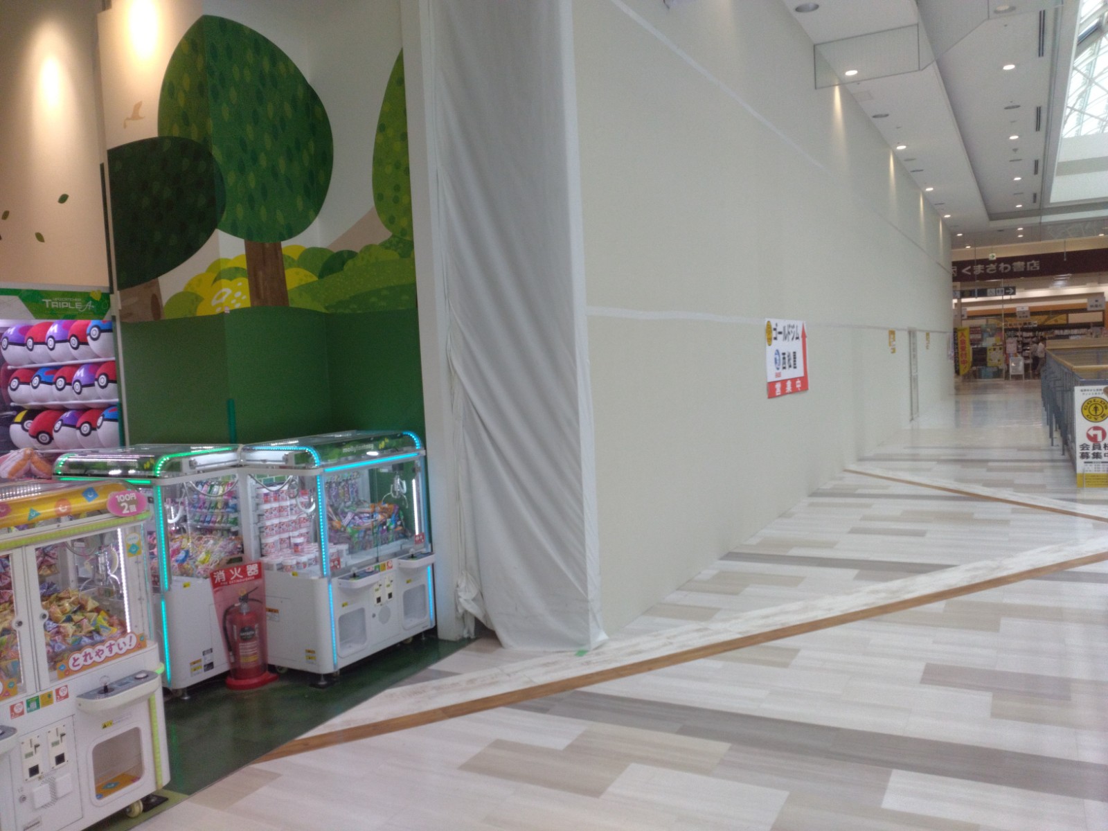 イオン若松ショッピングセンター（福岡県）】2階 CDショップ跡区画