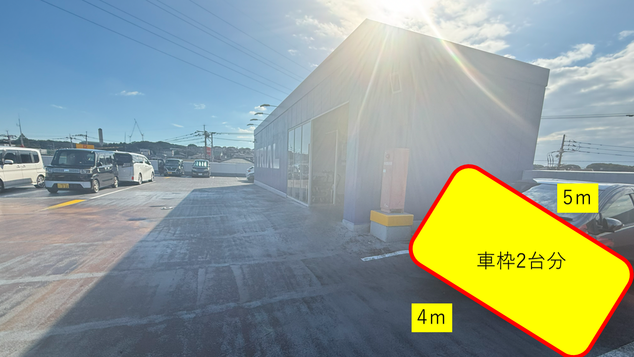 スーパーセンタートライアル久留米上津店】【2F駐車場】食物販の出店が